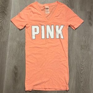VS Pink Orange Perfect v-neck Tee